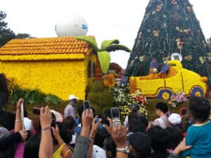 flower float at Panagbenga